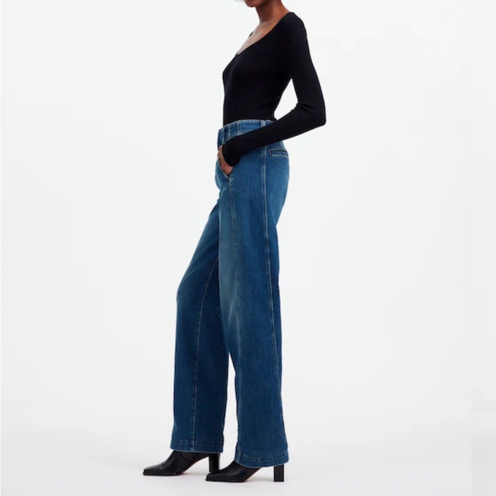 Madewell Tapered Denim Jeans New With Tags